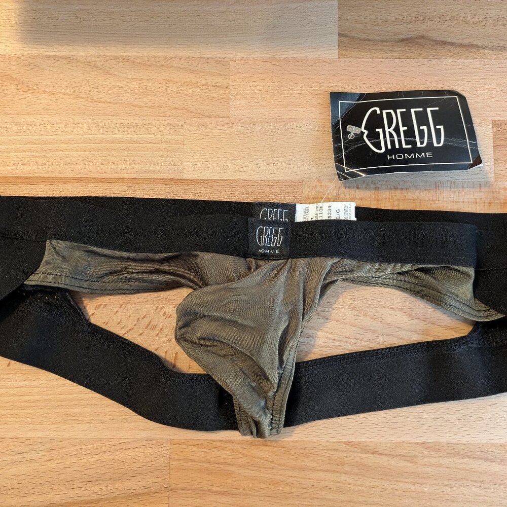 Gregg Homme Jock-Thong Hybrid - Sexy Men's Army Green Brief